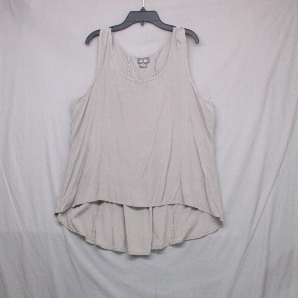 Dots Racer Back Tank Top Gray Women Size | XL‎